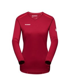 Ona mmtsklep Koszulki I Koszule | Koszulka Sertig Longsleeve Women Blood Red-Hot Red