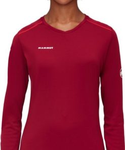 Ona mmtsklep Koszulki I Koszule | Koszulka Sertig Longsleeve Women Blood Red-Hot Red