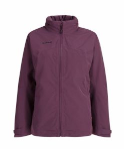 Ona mmtsklep Kurtki I Kamizelki | Kurtka Trovat 3 In 1 Hs Hooded Jacket Women Blackberry-Spicy