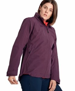 Ona mmtsklep Kurtki I Kamizelki | Kurtka Trovat 3 In 1 Hs Hooded Jacket Women Blackberry-Spicy