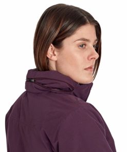 Ona mmtsklep Kurtki I Kamizelki | Kurtka Trovat 3 In 1 Hs Hooded Jacket Women Blackberry-Spicy