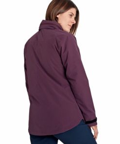 Ona mmtsklep Kurtki I Kamizelki | Kurtka Trovat 3 In 1 Hs Hooded Jacket Women Blackberry-Spicy