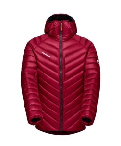 On mmtsklep Kurtki I Kamizelki | Kurtka Broad Peak In Hooded Jacket Men Blood Red-Black