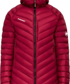 On mmtsklep Kurtki I Kamizelki | Kurtka Broad Peak In Hooded Jacket Men Blood Red-Black